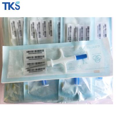 China Bio-glass FDX-B 134.2khz animal rfid microchip syringe for livestock for sale