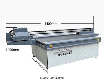 中国 2500mm 大型UVプリンター / 鮮明なCMYK+ライトカラー8パス付きUVフラットベッドプリンター 販売のため