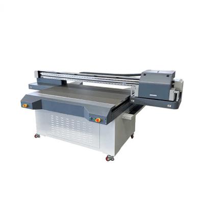 China Resolution UV Inkjet Rigid And Flexible Materials Flatbed Printer With Steel Frame Structure for sale