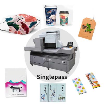 China Print Medium Width 0-50cm Single Pass UV Printer With LED Environmental UV Ink And AC 220V/50Hz/60HZ Power Supply for sale