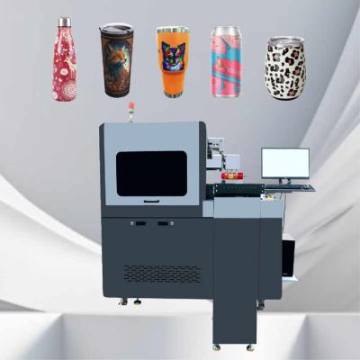 China 10-270mm Printing Length Cylinder UV Printer with Ethernet Connectivity and LCD Touch Screen Control Panel à venda