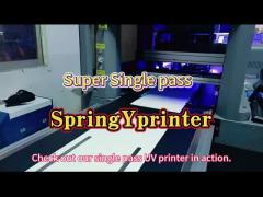 Ink Large Format Printer Scratch Resistant Wide Format UV Printer Machine