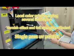 UV SP Printer cutting edge high resolution Single Pass Printing Machine