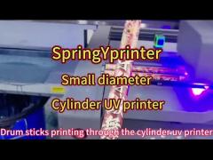 Customized Cylinder UV Printer Large Format Cylindrical Screen Printing Machine