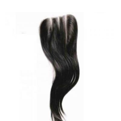 China One Distributor Cuticle Aligned Straight Hair Top Closure 4x4 Three Part Unprocessed Virgin Hair Extensions 4x4 Lace Free Part Middle Part for sale