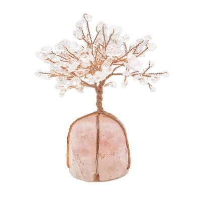 China Handmade Natural Crystal Ornaments Home Decoration Wholesale Price Lucky Crystal Tree for sale