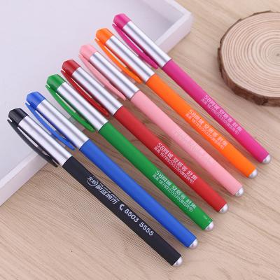 China Normal Custom Logo Multi Color 05mm Black Gel Ink Pen Cello Pen for sale