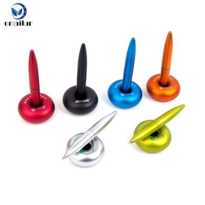 China Promotional Multi Color Plastic Office Pen Cheap Floating Magic Magnetic Ball Pen for sale