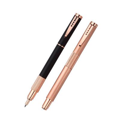 China Promotional Pen Gift Metal Rollerball Pen Premium Refill Rose Gold Rollerball Pen With Custom Logo for sale