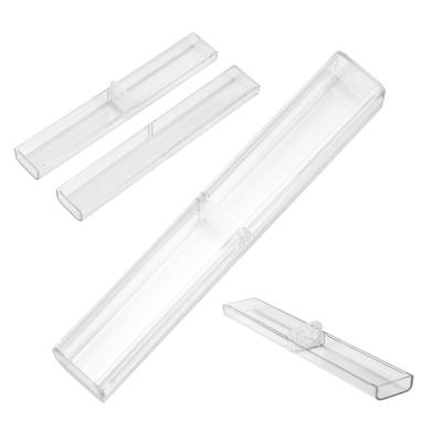 China Recyclable Hot Selling Cheap Transparent Clear Plastic Pen Packaging Box For Ballpoint Pen Fountain Pen for sale