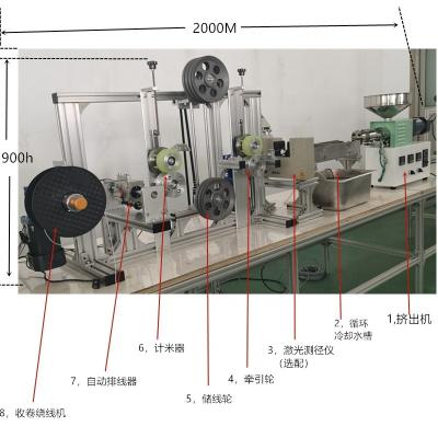 China Yarn SJ 25 Table Top 3D Filament Extruder Machinery Plastic Production Line for sale