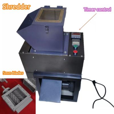 China Mini Small Hotels Shredder100 Machine For Recycling Scrap Knife Food Plastic Recycling Construction Crusher for sale