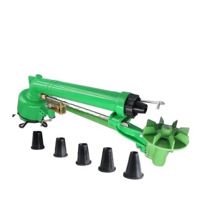 China Aluminum Alloy+Copper Agriculture Water Spray Rain Gun Irrigation System Garden Bottom Sprinkler Large for sale