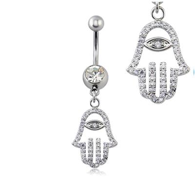 China Fashionable Custom Belly Piercing Rings Unique Finger Navel Belly Button Rings for sale