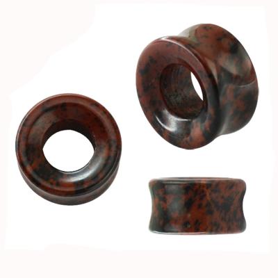 China Hot Selling Natural Stone Granite Nature Stone Ear Plugs Flesh Piercing Stone Tunnel for sale