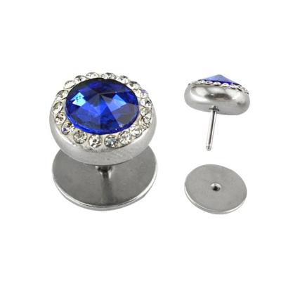 China New Designs FASHIONABLE Nobility Sapphire Jewelry Diamond Stud Earrings for sale