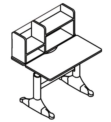 China 2021 Contemporary Small Children Study Table Workstation Home Table for sale