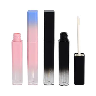 China Cosmetic Manufacturers Wholesale Tube Pink Gradual Square Lip Concealer Tube Lip Gloss Lip Concealer Tube for sale