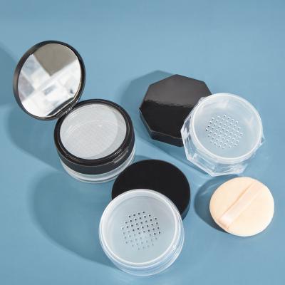 China Recycled Materials Dusty Bottom Powder Makeup Box For Cosmetic Compact for sale