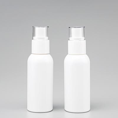 China Wholesale Personal Care White 100ml ABS Plastic Cosmetic Vacuum Spray Airless Pump Bottle for sale