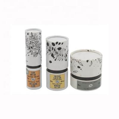 China Recyclable Paper Round Tube Perfume Cosmetic Box for sale