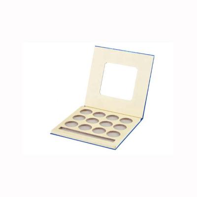 China Recyclable Paper Cardboard Eyeshadow Palette with Mirror for sale