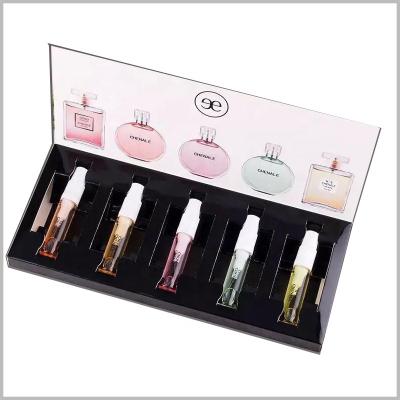 China Recyclable 5 Bottles of Perfume Packaging with Paper Insert for sale