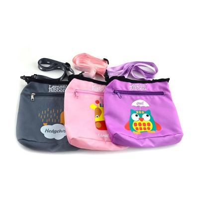 China Waterproof Lemon Ribbon wholesale cute cartoon animal polyester customized  messenger bags tutorial bag gift for young children for sale