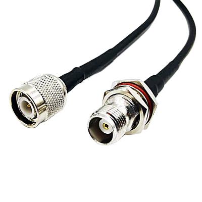 China Bestselling TNC MALE to FEMALE TNC RG58 RF Extension Adapter Driver Network Equipment Connect RG50-3 TNC Cable Extension for sale