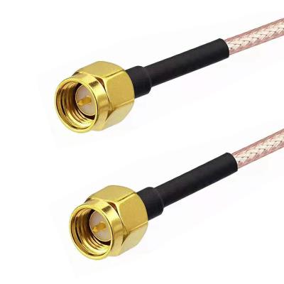 China S-mA-j to line communication transmission module cable sma-RG316 rf transfer extension connecting monitoring sharing sma tower male main sma male head for sale