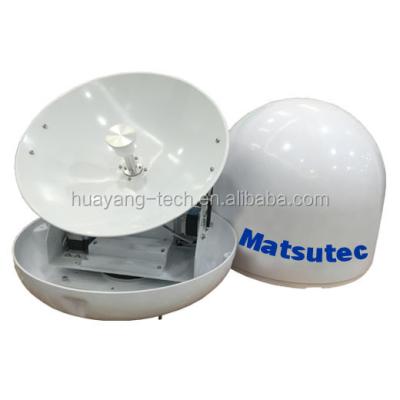 China 33cm/13inch Auto Tracking Ku-band Marine Satellite TV Antenna 420(H)mm*410(D)mm for sale