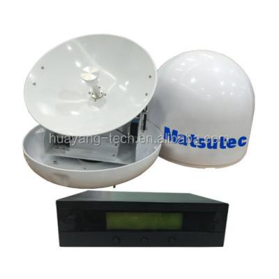 China Dish Mark 45cm Automatic Tracking Marine Satellite TV Antenna For Boat EMA-V450 for sale