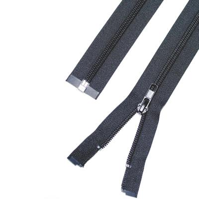 China Wholesale Colored Auto Lock Factory Open End 5# Invisible Nylon Zipper For Clothes Pants for sale