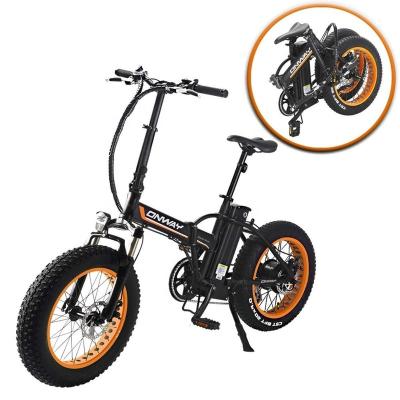 China 20 Inch Folding E-Bike China Manufacturer Acceptable OEM E Bike Aluminum Alloy ONWAY Folding Retail Sale With CE China for sale