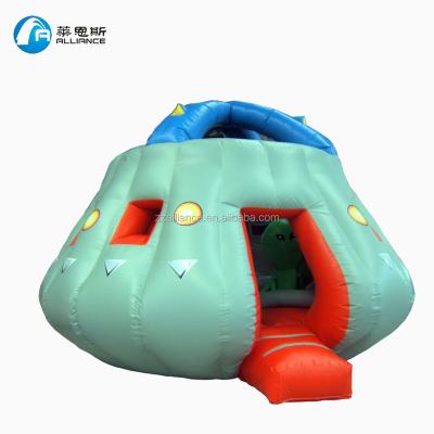 China Commercial Double Bounce Inflatable Castle PVC UFO Castle Bounce House for sale