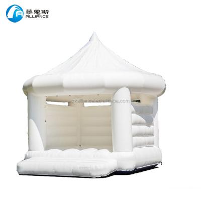 China White Home Use Or Rental Jumper Slide Bounce House Inflatable Bounce House For Wedding Party for sale