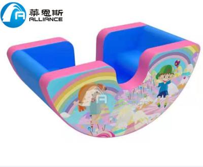 China PVC Good Quality Airtight Seesaw For Kids Inflatable Seesaw Viking Boat For Entertainment for sale