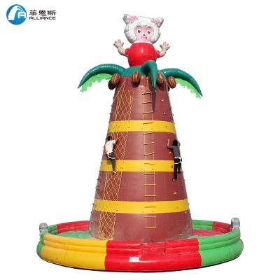 China Amusement Park Hot Sale Inflatable Climbing Wall Inflatable Sheep Climbing On Sale for sale