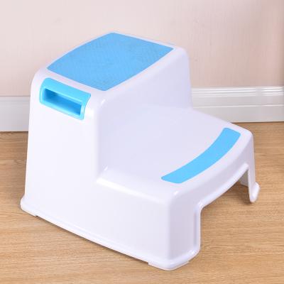 China Transitional Multicolor Safety Bathroom Potty Stool Kitchen Step Stool Toddler Non-Slip Weighing Stool for sale