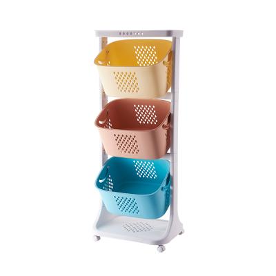 China Household Stored Hot Selling Children's Toy Rack Multilayer Plastic Storage Holder for sale