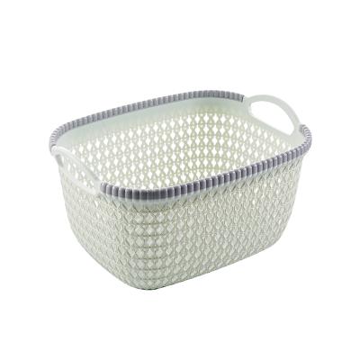 China Household Storage Plastic Basket Kitchen Vegetable Storage Multifunctional Basket for sale