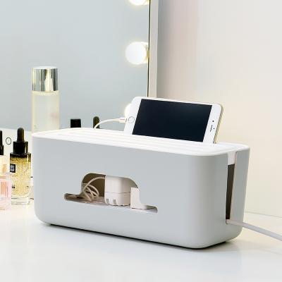 China New Multifunctional Socket Wire Storage Box Plastic Cable Management Stored Box for sale