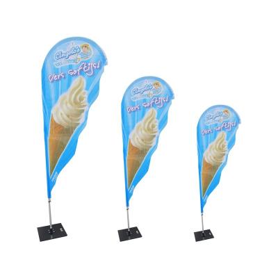 China Custom Flag FLYING Teardrop Banner Beach Flag Feather Flag, Indoor Oudoor Advertising, Cheap and High Quality for sale