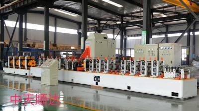 China Präzisionsrohrmühle Quadratrechteckige Stahlrohrformmaschine für Rohre aus Kohlenstoffstahl, Edelstahl und verzinktem Stahl zu verkaufen