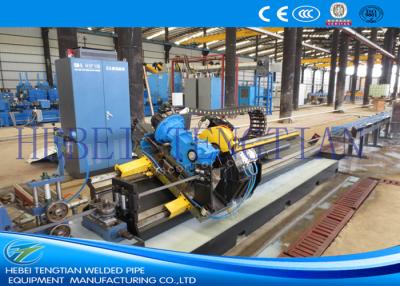 China Galvanised Steel Tube Cutting Saw , Flying Cut Off Machine Cutting Speed 90m / Min for sale