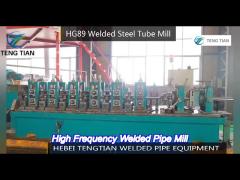 High Frequency Pipe Tube Mill Forming Machine 200kw-800kw For 6mm-508mm