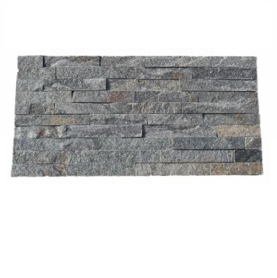 China Modern green quartzite veneer panel natural stone wall cladding,external wall culture stone for sale