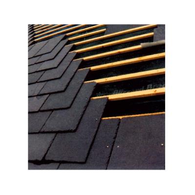 China JX European Natural Black Slate Stone Roof Tile Black Slate Tile Roofing for sale