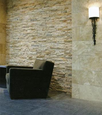 China Natural Split Face Roman Wall Stone Tiles Design Modern Beige Travertine Italian for sale