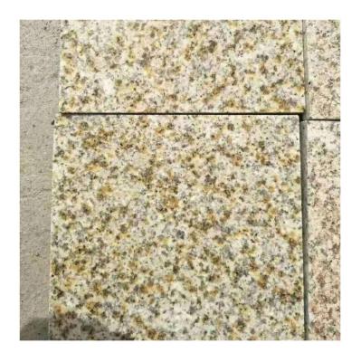 China 60*60*3CM Modern China Rusty Yellow Granite Sunset Gold Polished Wall Cladding And Floor Tiles for sale